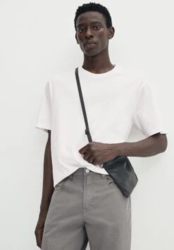 Massimo Dutti Poplin- Straight Leg Jeans - Dark Grey -Massimo Dutti Shop f1f052e08afe4b42aea8ddf77236cb70