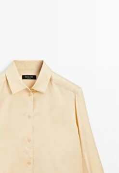 Massimo Dutti FLOWING SATIN LONG SLEEVE - Button-down Blouse - Yellow 26 Massimo Dutti FLOWING SATIN LONG SLEEVE - Button-down Blouse - Yellow -Massimo Dutti Shop f200ec1555024f58ae6aef72ca9aecc0