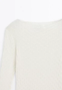 Massimo Dutti CREW NECK LONG SLEEVE TEXTURED - Long Sleeved Top - Light Yellow 18 Massimo Dutti CREW NECK LONG SLEEVE TEXTURED - Long Sleeved Top - Light Yellow -Massimo Dutti Shop f22a98c4c20f4afbb172937a07e52882