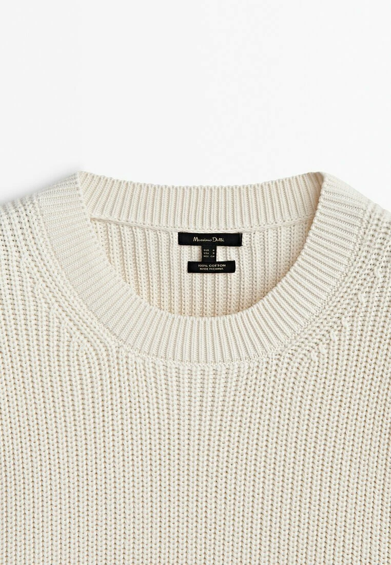 Massimo Dutti Purl With Stripes And Side Buttons - Jumper 11 Massimo Dutti Purl With Stripes And Side Buttons - Jumper - Image 9