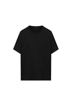 Massimo Dutti SHORT SLEEVE WITH CREW NECK - Basic T-shirt - Beige -Massimo Dutti Shop f23f86d0ff7f4515974e45a6fdbdf223