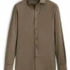 Massimo Dutti Slim Fit - Shirt - Mottled Brown -Massimo Dutti Shop f2481e644e5f4f4b867093eac4d20b55