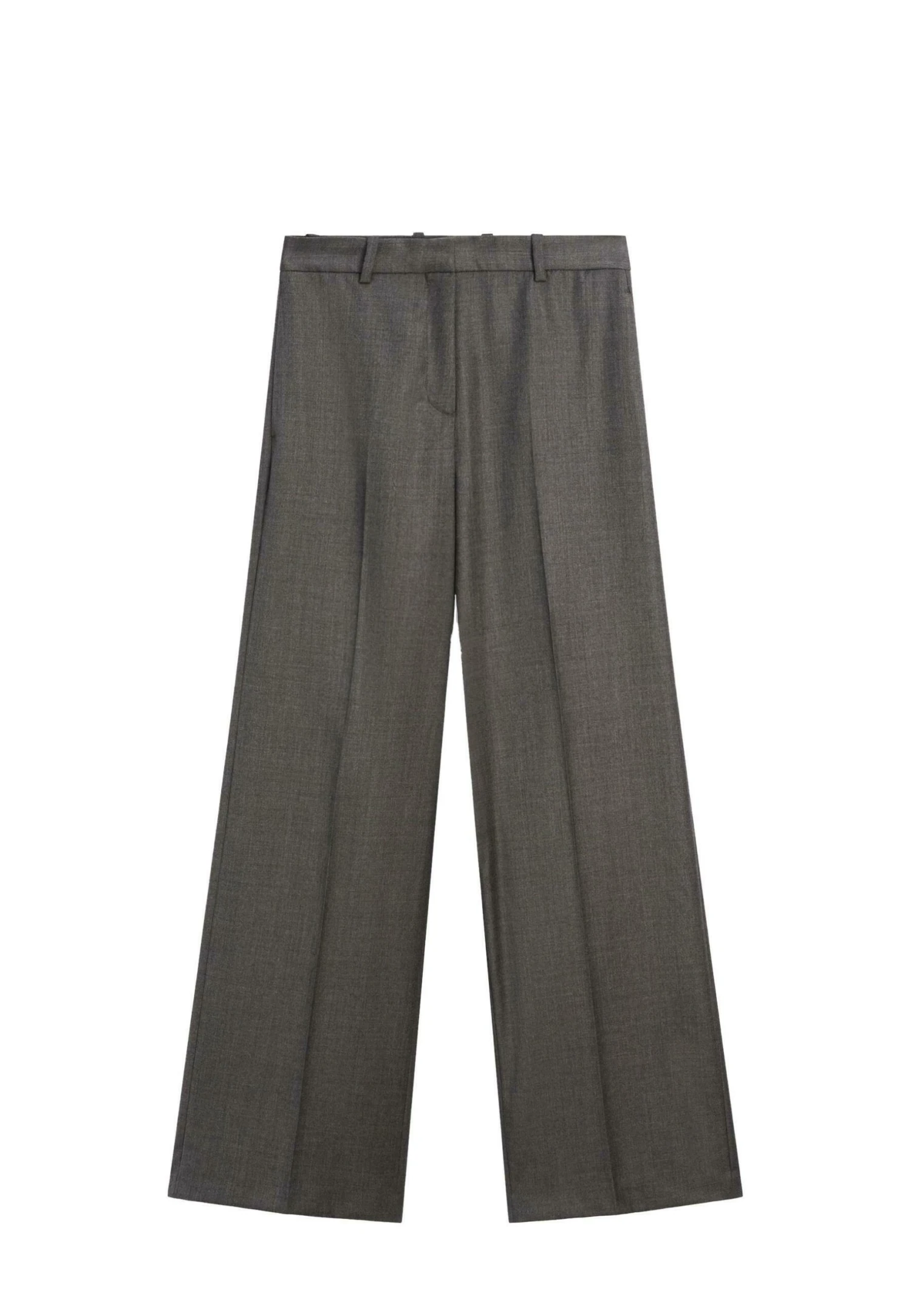 Massimo Dutti WIDE-LEG - Trousers - Brown 7 Massimo Dutti WIDE-LEG - Trousers - Brown - Image 5