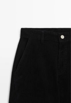 Massimo Dutti MID RISE STRAIGHT FIT - Trousers - Black -Massimo Dutti Shop f27cc94fc7ac495db0a99cf832771a7b