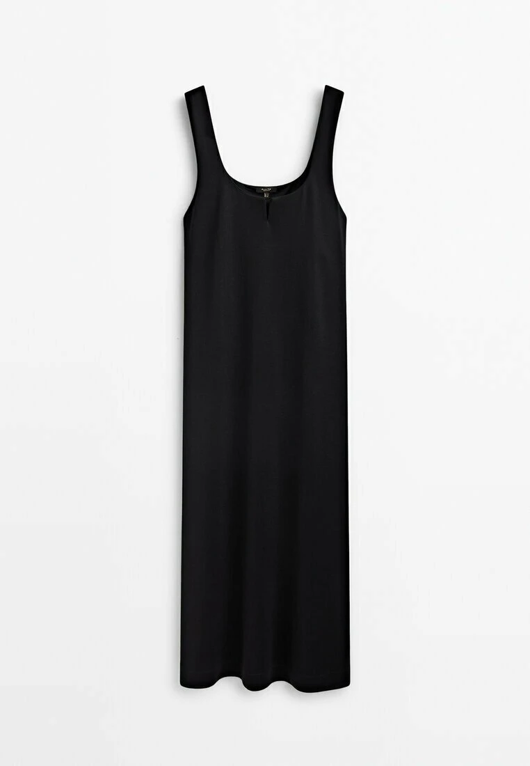 Massimo Dutti Strappy - Day Dress - Black 10 Massimo Dutti Strappy - Day Dress - Black - Image 8