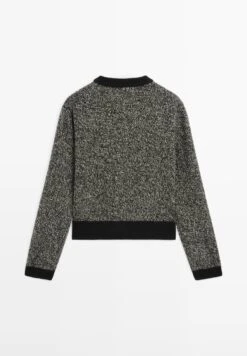 Massimo Dutti ELEGANT GOLD-TONED RHINESTONE BUTTONS - Cardigan - Black -Massimo Dutti Shop f296eb9d21cf4b849cd2d110f571b8a7