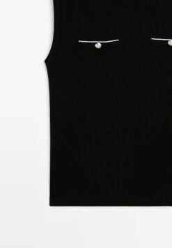 Massimo Dutti SLEEVELESS WITH POCKET DETAILS - Top - Black 20 Massimo Dutti SLEEVELESS WITH POCKET DETAILS - Top - Black -Massimo Dutti Shop f2b3dc064e6149199c630172297bff52