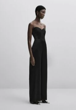 Massimo Dutti Studio Sweetheart Neckline- Jumpsuit - Black -Massimo Dutti Shop f2b8155bcc3b4f67abb33dec4ec66823