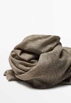 Massimo Dutti Scarf - Light Brown -Massimo Dutti Shop f2c8ccf954f946cf9e1ccb3c3db15722