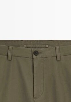 Massimo Dutti SLIM FIT TEXTURED - Trousers - KHAKI 17 Massimo Dutti SLIM FIT TEXTURED - Trousers - KHAKI -Massimo Dutti Shop f306c51c6af84cf0a841094b7edb356d