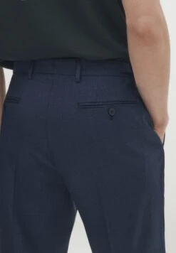 Massimo Dutti Houndstooth- Suit Trousers - Dark Blue -Massimo Dutti Shop f308edb50a934212a73d5fbdad8f3a92