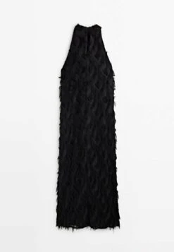 Massimo Dutti Studio - Frayed Long Halter - Maxi Dress -Massimo Dutti Shop f30a8845fe9b47be9f74ca6284fcae07