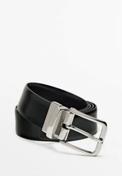 Massimo Dutti REVERSIBLE NAPPA - Belt Business - Black -Massimo Dutti Shop f33302fe504c4f9c900635362e0f60b0