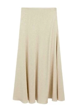 Massimo Dutti LONG HERRINGBONE - A-line Skirt - Beige -Massimo Dutti Shop f361121d95a941dab28d681accade08b
