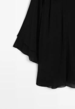 Massimo Dutti SHORT RUFFLED - Day Dress - Black -Massimo Dutti Shop f36b6a05518a4ea085d0d6a5ee5afbd8