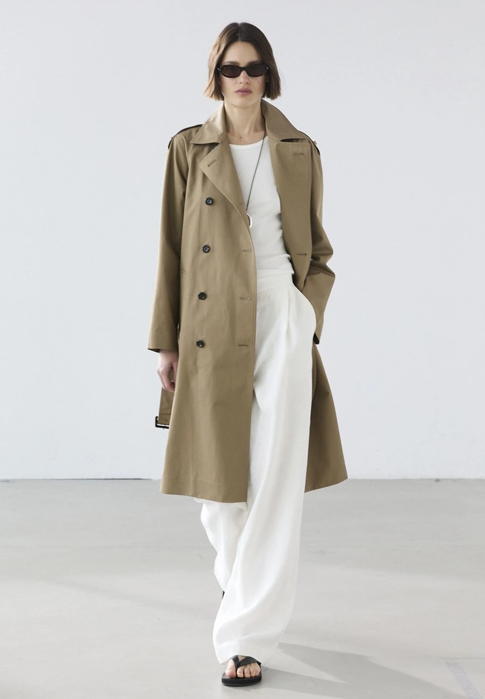 Massimo Dutti WATER-REPELLENT - Trenchcoat - Mottled Brown 4 Massimo Dutti WATER-REPELLENT - Trenchcoat - Mottled Brown - Image 2