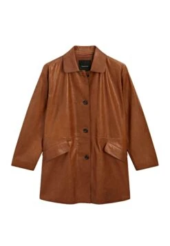 Massimo Dutti LONG - Leather Jacket - Brown 15 Massimo Dutti LONG - Leather Jacket - Brown -Massimo Dutti Shop f3ff2c71a48243fdaed390ac8f61e70e