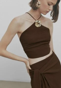 Massimo Dutti Studio - Textured Strappy - Blouse -Massimo Dutti Shop f4130565607d41bd86051cb6bf2d7412