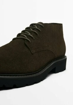 Massimo Dutti Safari - Lace-Up Ankle Boots - Mottled Dark Brown -Massimo Dutti Shop f46024648f224c3e93b149deca6217b1