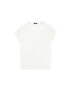 Massimo Dutti SHORT SLEEVE WITH ROUND NECK - Basic T-shirt - Beige -Massimo Dutti Shop f46724864c1c498992bb920d86bc4399