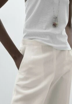 Massimo Dutti STRAIGHT FIT FLOWING - Trousers - Beige 14 Massimo Dutti STRAIGHT FIT FLOWING - Trousers - Beige -Massimo Dutti Shop f4bb632422144c62b8ced880b3c95e3b