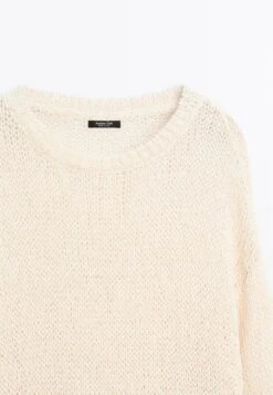 Massimo Dutti OVERSIZE OPENWORK WITH V-NECK - Jumper - Beige -Massimo Dutti Shop f4d48b5a4cf34ae2bafea0b6869d5d60