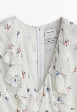 Massimo Dutti Studio - Long Floral Print With Ruffles - Maxi Dress - White 20 Massimo Dutti Studio - Long Floral Print With Ruffles - Maxi Dress - White -Massimo Dutti Shop f4d49564f23c4d119105714f376c046f