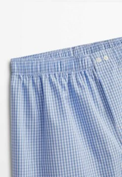 Massimo Dutti Gingham Poplin - Boxer Shorts - Light Blue -Massimo Dutti Shop f4ef49df21c84cccbcce1ea794013874