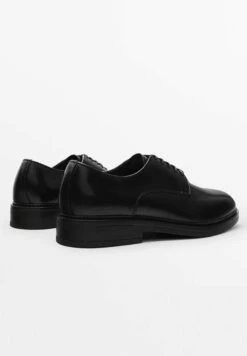 Massimo Dutti Derby - Smart Lace-Ups - Black -Massimo Dutti Shop f548e39fbb5b461ab28b85ca3a749699