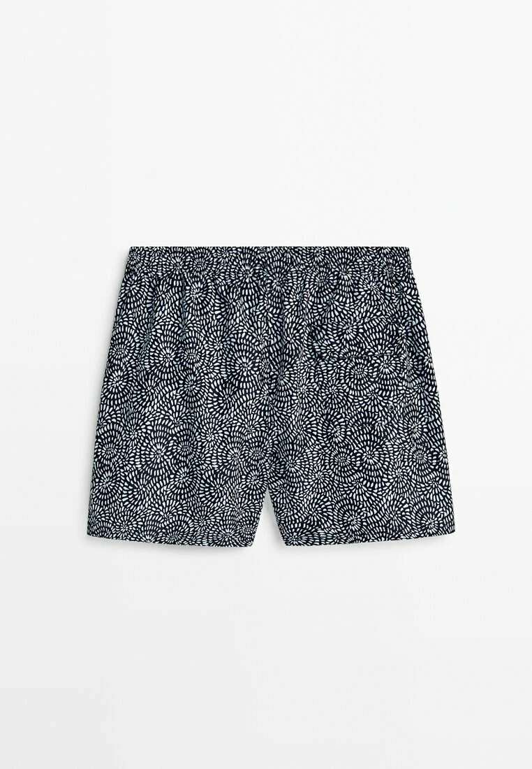 Massimo Dutti Spiral Print - Swimming Shorts - Dark Blue 6 Massimo Dutti Spiral Print - Swimming Shorts - Dark Blue - Image 4