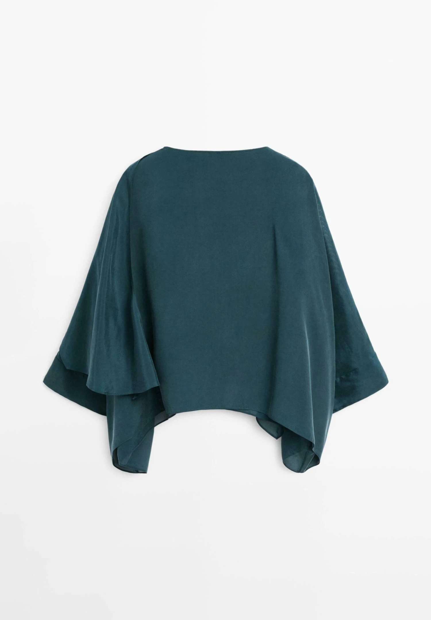Massimo Dutti FLOWING -STYLE - Cape - Mottled Turquoise 9 Massimo Dutti FLOWING -STYLE - Cape - Mottled Turquoise - Image 7
