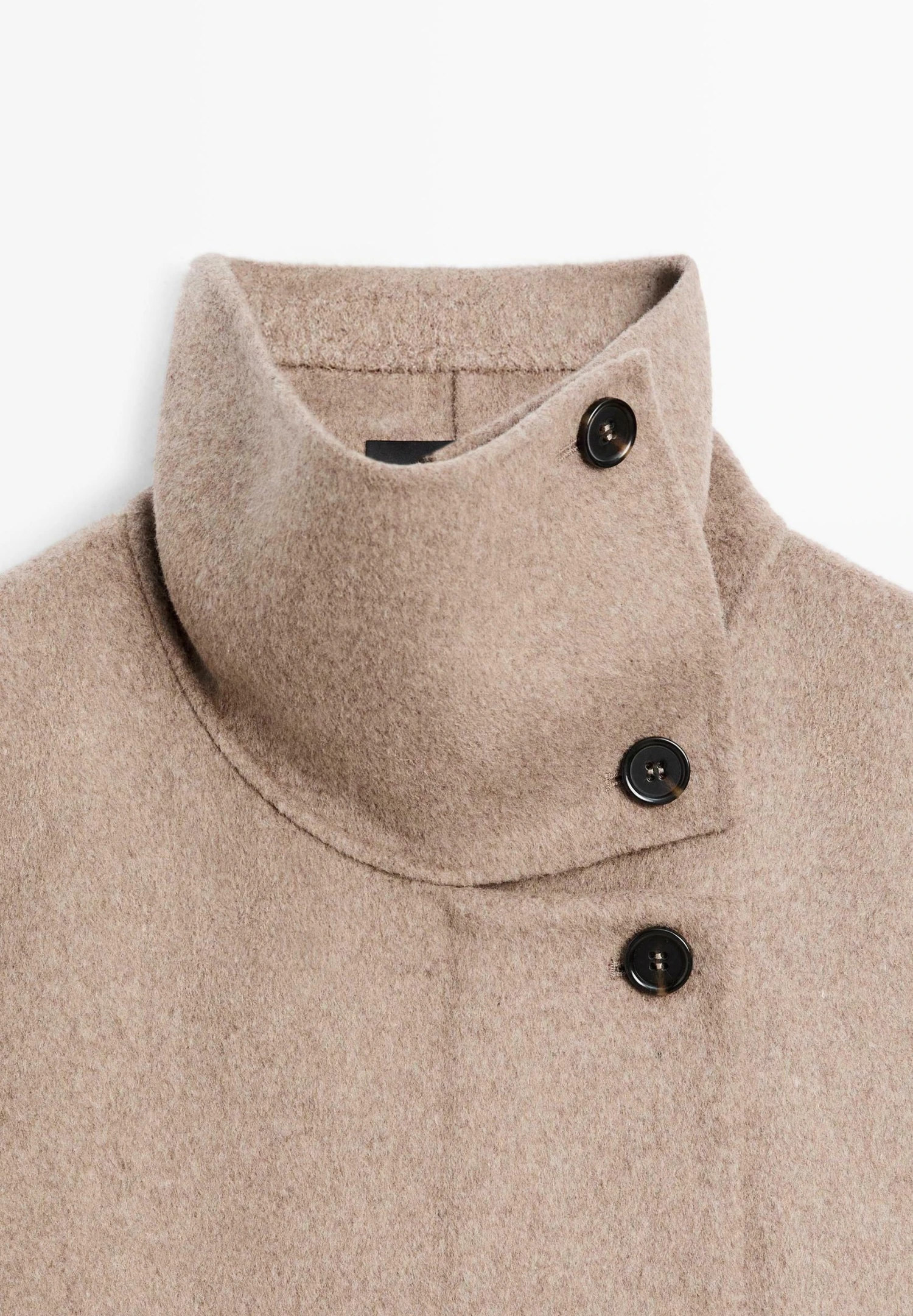 Massimo Dutti HIGH NECK - Short Coat - Camel 10 Massimo Dutti HIGH NECK - Short Coat - Camel - Image 8