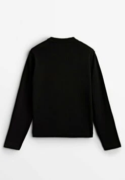 Massimo Dutti Long Sleeved Top - Black -Massimo Dutti Shop f5ed2124a027422c910a5e106d63518f