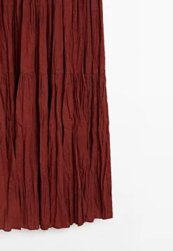 Massimo Dutti LONG PLEATED - Cocktail Dress / Party Dress - Dark Red -Massimo Dutti Shop f622fa8edfe54272866be68da6faafd6