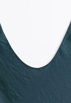 Massimo Dutti STRAPPY ROUND NECK - Day Dress - Mottled Dark Green -Massimo Dutti Shop f64c5e08b8d34387900877e290efdc51