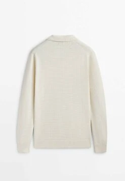 Massimo Dutti Textured - Jumper - Beige -Massimo Dutti Shop f676af3fc96e48e5bbc96bc5c0a9ffae