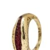 Massimo Dutti IRREGULAR RHINESTONE - Ring - Red -Massimo Dutti Shop f6af6f34b345422ab0de31bd5dc90698