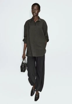 Massimo Dutti BLEND - Button-down Blouse - Dark Grey 16 Massimo Dutti BLEND - Button-down Blouse - Dark Grey -Massimo Dutti Shop f6b19ee90d014580a2e623c0d5e76bb5