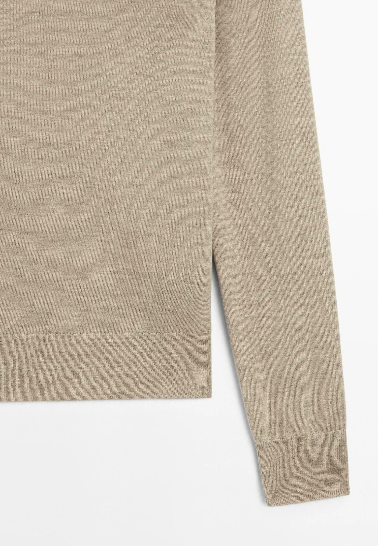 Massimo Dutti LONG SLEEVES WITH V-NECK - Jumper - Sand 12 Massimo Dutti LONG SLEEVES WITH V-NECK - Jumper - Sand - Image 10