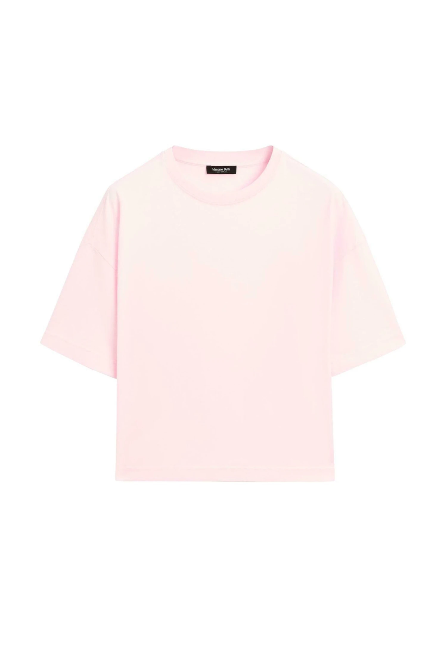 Massimo Dutti SHORT SLEEVE WITH CREW NECK - Basic T-shirt - Blue 9 Massimo Dutti SHORT SLEEVE WITH CREW NECK - Basic T-shirt - Blue - Image 7