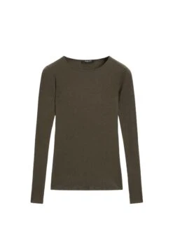 Massimo Dutti Long Sleeved Top - Dark Green -Massimo Dutti Shop f6d6a6d25671403982f6d8249c84649c 1