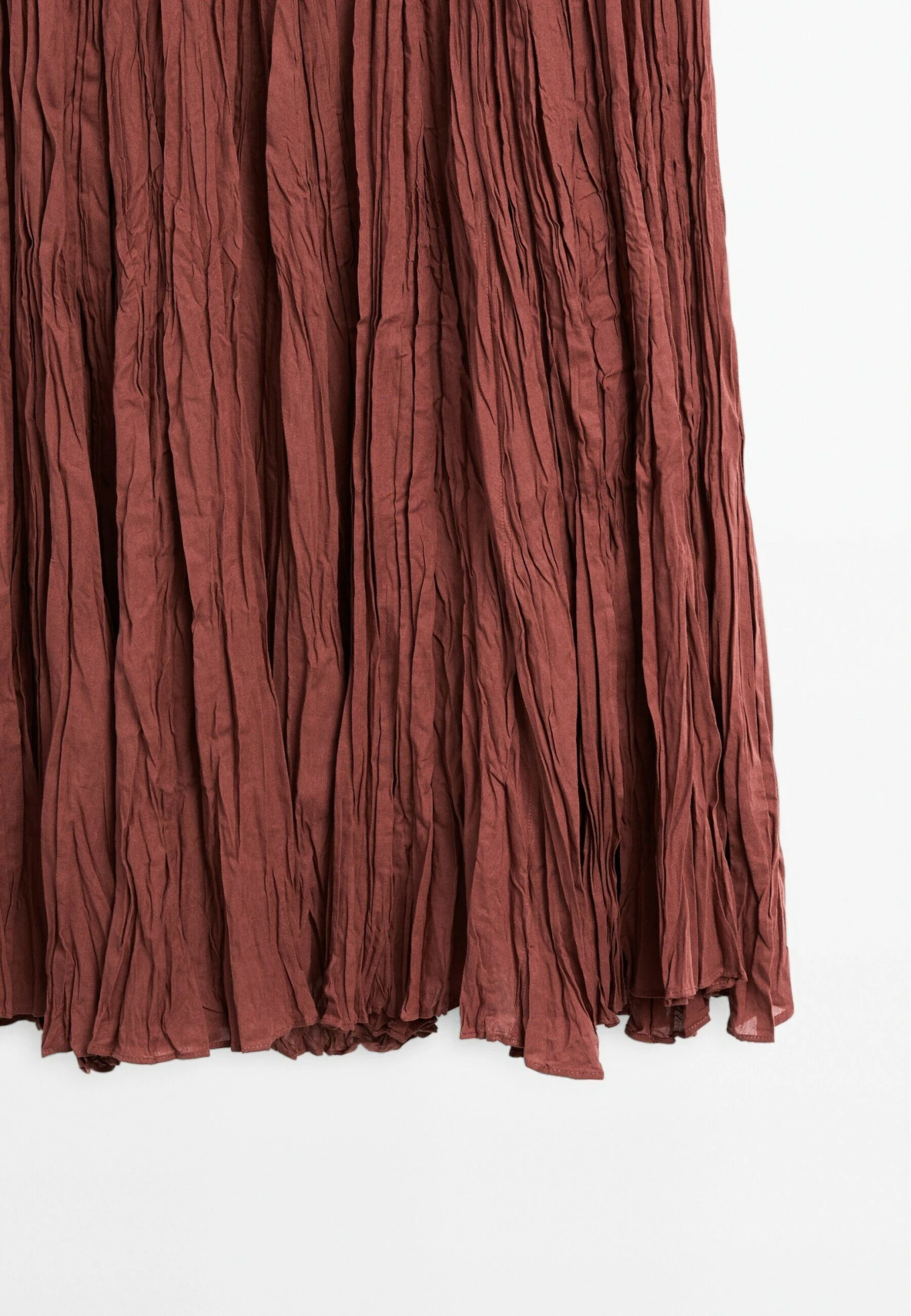 Massimo Dutti LONG PLEATED - Pleated Skirt - Dark Red 12 Massimo Dutti LONG PLEATED - Pleated Skirt - Dark Red - Image 10