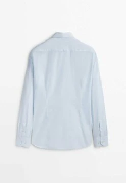 Massimo Dutti Easy Iron - Formal Shirt - Light Blue -Massimo Dutti Shop f6f4e8ef68214722a484a4d975677e98
