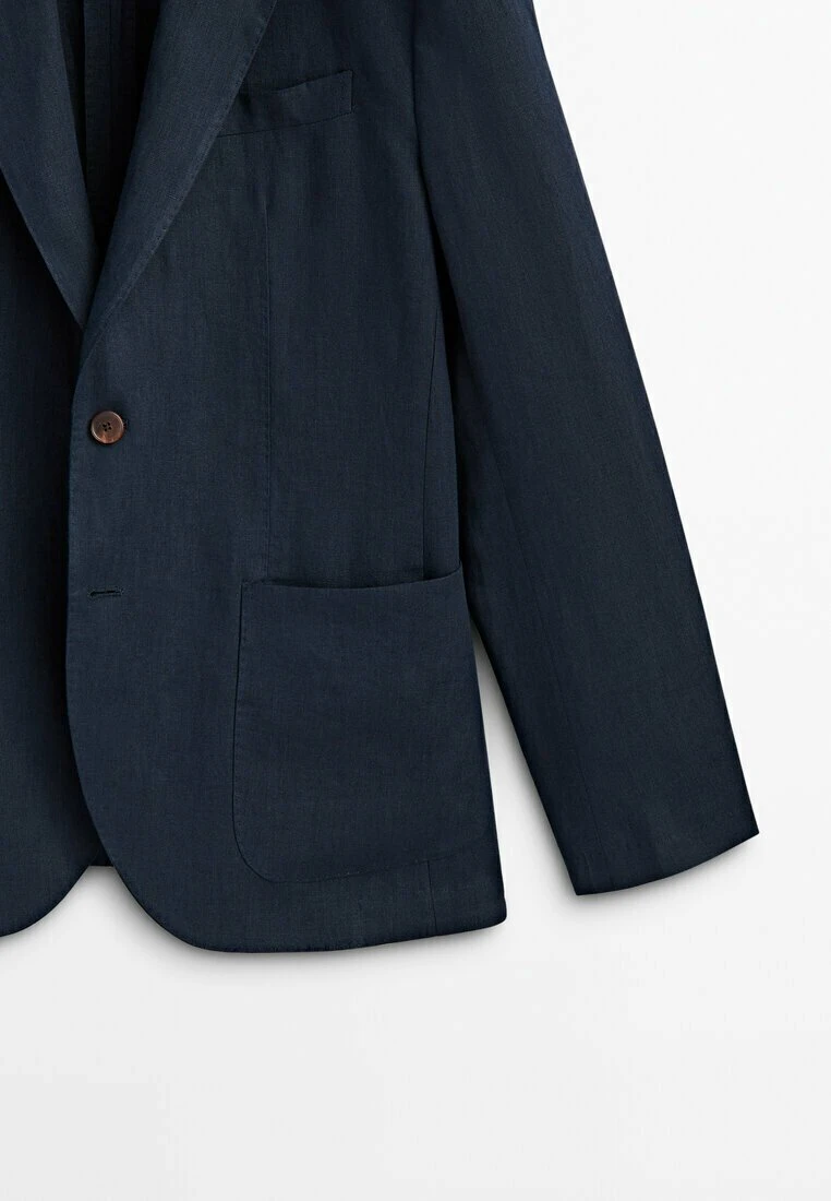 Massimo Dutti Blazer Jacket - Blue Denim 9 Massimo Dutti Blazer Jacket - Blue Denim - Image 7