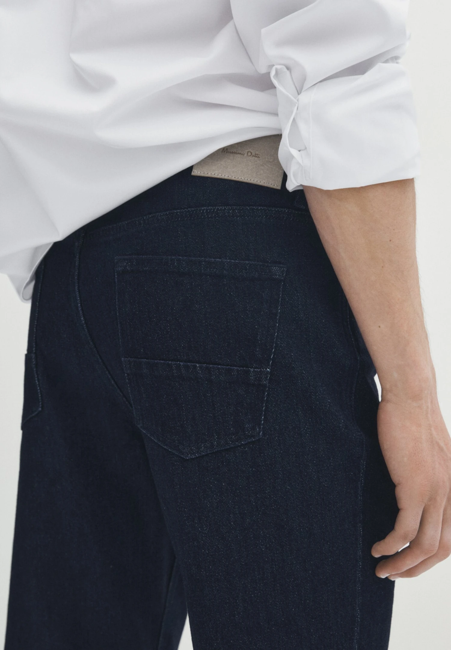 Massimo Dutti Rinse Wash Co-Ordinated - Jeans Tapered Fit - Blue 7 Massimo Dutti Rinse Wash Co-Ordinated - Jeans Tapered Fit - Blue - Image 5