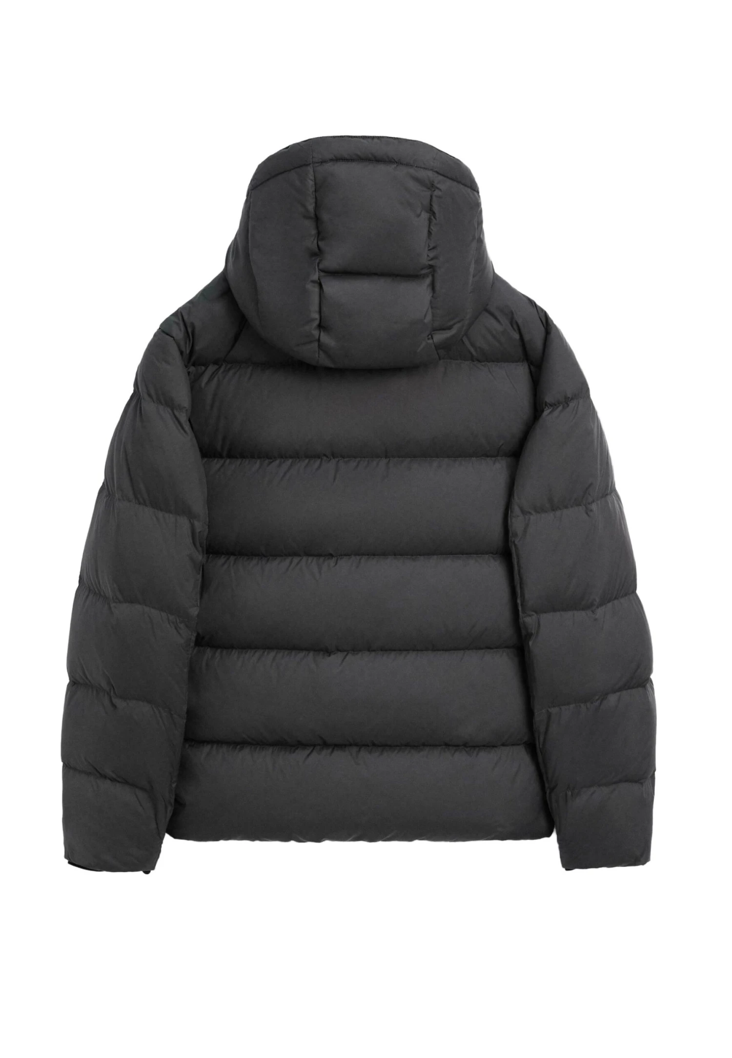 Massimo Dutti WATER-REPELLENT HOODED PUFFER - Down Jacket - Dark Grey 9 Massimo Dutti WATER-REPELLENT HOODED PUFFER - Down Jacket - Dark Grey - Image 7