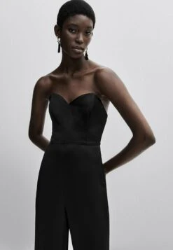 Massimo Dutti Studio Sweetheart Neckline- Jumpsuit - Black -Massimo Dutti Shop f7d7386933744f9d9cf27e7993075c1c