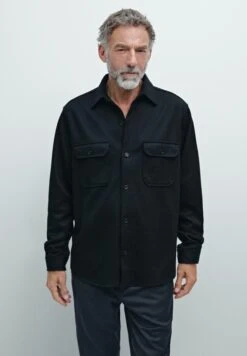 Massimo Dutti WITH CHEST POCKETS - Summer Jacket - Dark Blue