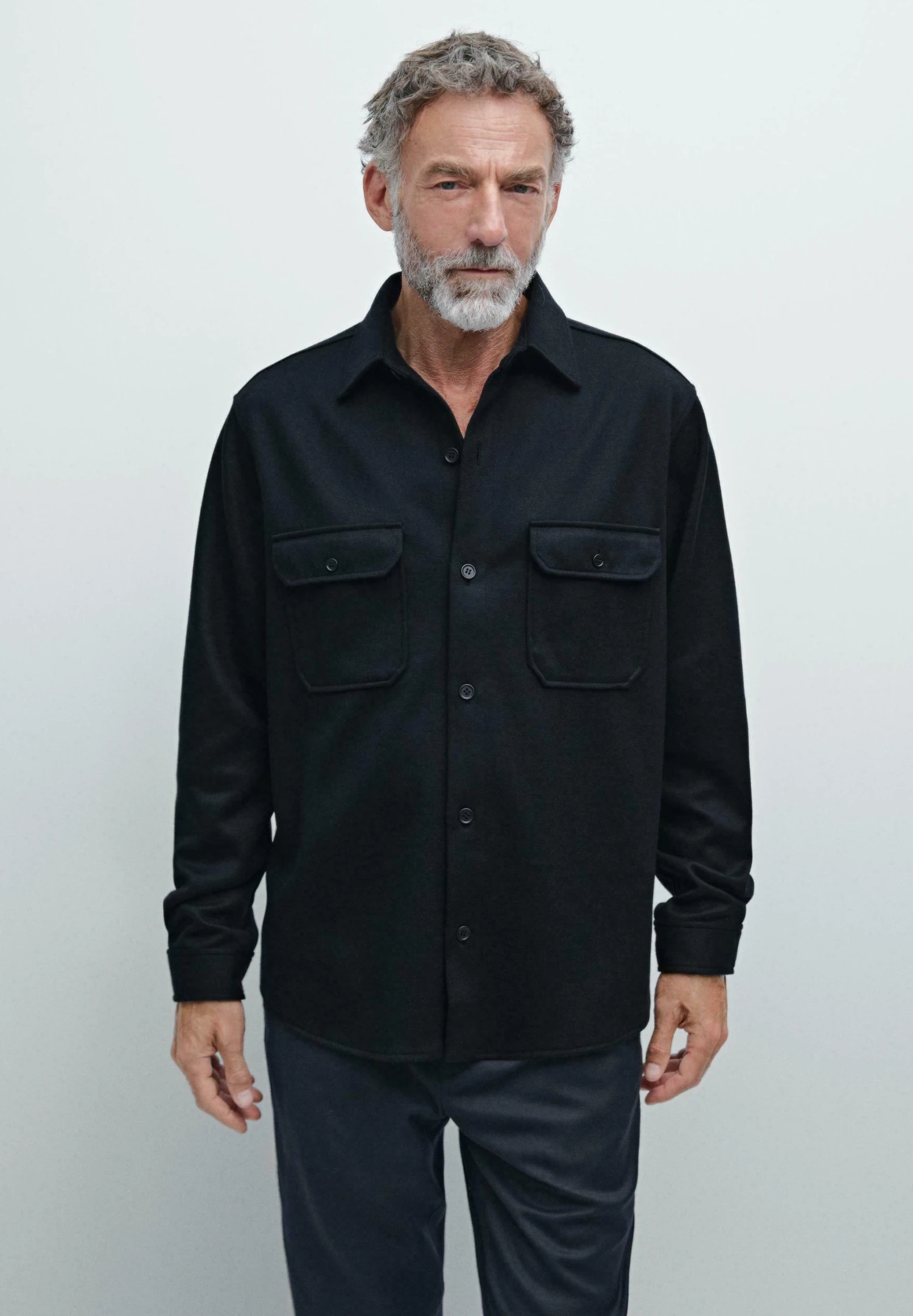 Massimo Dutti WITH CHEST POCKETS - Summer Jacket - Dark Blue 3 Massimo Dutti WITH CHEST POCKETS - Summer Jacket - Dark Blue