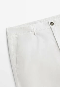 Massimo Dutti Blend- Chinos - White -Massimo Dutti Shop f8065a2dd12543f68054e3d2a2faa987
